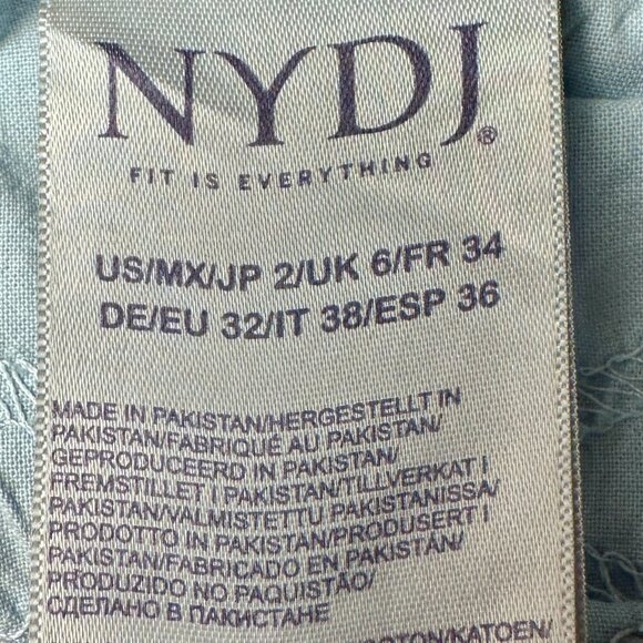 NYDJ Women's Teresa Wide Leg Jean Size 2 Blue Lift X Tuck Technology Very Soft - Picture 9 of 14